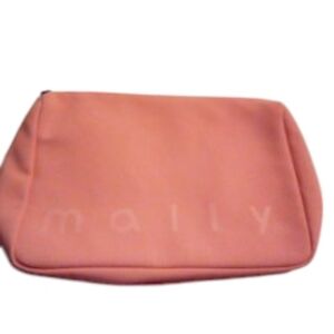 Mally Beauty Pink Cosmetic Bag Zipper Closure
